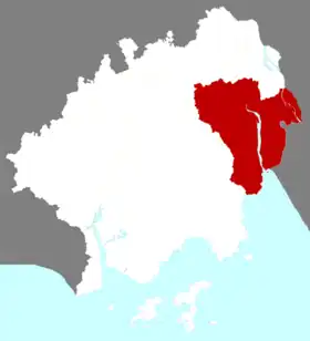 Localisation de Xīnhuì Qū