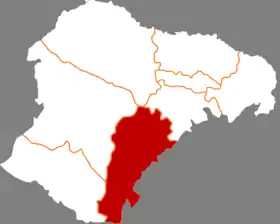 Localisation de Wūshěn Qí