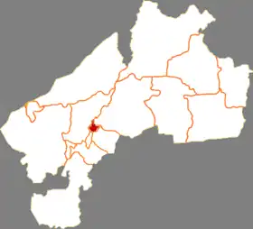 Localisation de Jiànhuá Qū