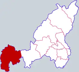 Localisation de Dìngbiān Xiàn