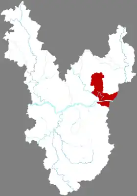 Localisation de Wànxiù Qū