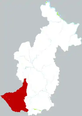 Localisation de Tiělì