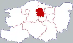 Localisation de Zhōngyuán Qū