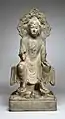 Statue du bouddha Maitreya, début VIIIe siècle, Walters Art Museum