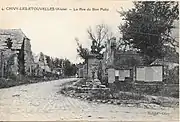 La place  après la guerre.