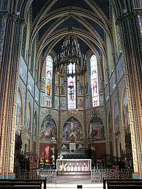 Chœur de l'église de Tartas.