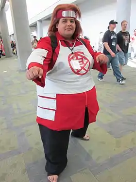 Cosplay de Chôji Akimichi au :FanimeCon (en) en 2010