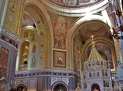 Vue de l'intérieur.