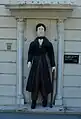 La statue de pauvre homme.