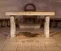 Autel avec la mosaïque d'origine