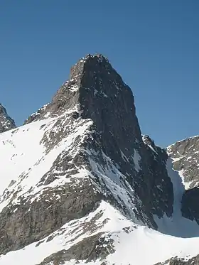 Vue de la cime de la Malédie.