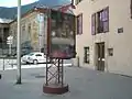 Mobilier urbain publicitaire pour les affiches de film
