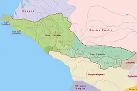 La Circassie en 1750.