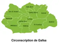 Carte de la circonscription.