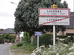 Panonceau E43, Panneau EB10 La Valbonne commune de Béligneux, panneau EB20 La Valbonne commune de Balan