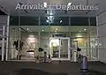 Entrée de l'aéroport.