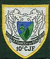 Insigne du CJF 10 (2e&nbsp;modèle).