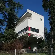 Villa Kenwin sur le lac Léman, un trésor national protégé dans le canton de Vaud.