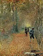 Claude Monet: La Chasse, 1876 (Coll. privée), inscrit au Cat. Raisonné Wildenstein - n° 433