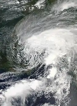 Claudette le 19 juin à 19&nbsp;h&nbsp;UTC au Mississippi.