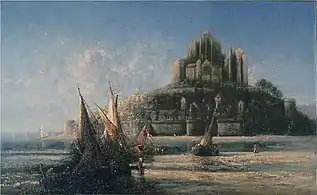 Coast of France (Mont St. Michel), 1887, Herbert F. Johnson Museum of Art