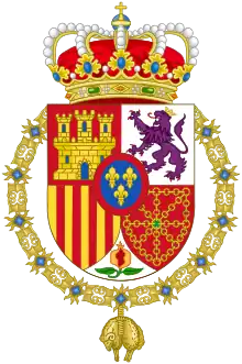 Armes de la maison royale des Bourbon d'Espagne
