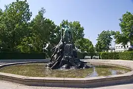 La Fontaine du Déluge, œuvre de Ferdinand Lepcke