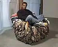 Le sculpteur, imprimeur et artiste visuel Willie Cole&nbsp;(en) en 2004.