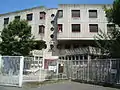 Entrée du collège Germaine-Tillion (ex-Vincent-d'Indy)