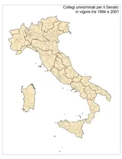 Carte des collèges électoraux.