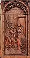 L’Annonciation, un des panneaux  du retable, attribué à V. Wagner, 1515-1517, Musée Unterlinden , Colmar.