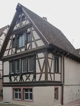 Maisonnette Bohn (1614) au no&nbsp;50&nbsp;Classé&nbsp;MH (1990)