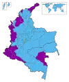 Candidat arrivé en tête du 1er&nbsp;tour par département.