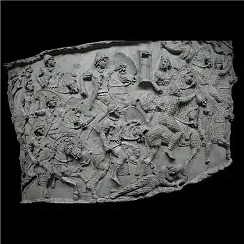 Bataille contre les cataphractes roxolans.