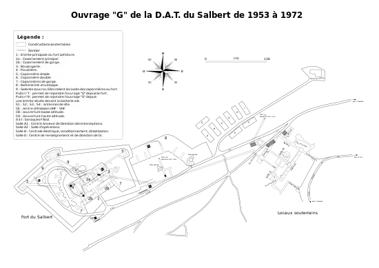 Complexe militaire du Salbert de 1953 à 1972.