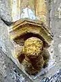 Cul-de-lampe dans l'angle nord-ouest du chœur.