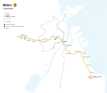 Voir la carte de la ligne.