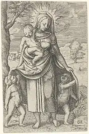 G3. Caritas, signée : CME/1543 ou 1544.