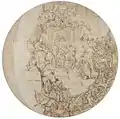 Couronnement du grand-duc Cosme Ier, par Carlo Maratta