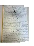 Manuscrit autographe.