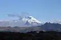 Le Cotopaxi, stratovolcan à proximité de Quito(5&nbsp;897&nbsp;m).