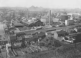 L'usine Solvay en 1939.