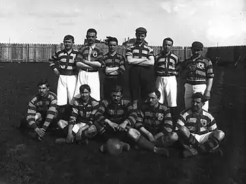 Photo d'une équipe de football