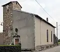 L'église, côté sud-ouest.