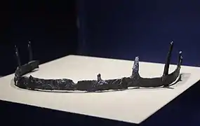 Couronne cérémonielle en fer, IIe – IIIe siècle, mithréum II de Güglingen.