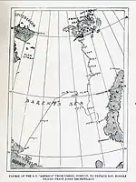 Parcours de l'America en 1903