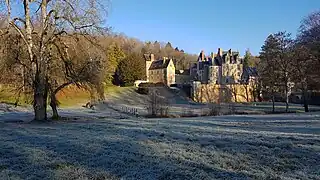 Courtanvaux gelé.