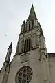 Le clocher néogothique (juin&nbsp;2012)