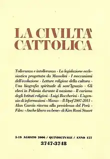 Image illustrative de l’article La Civiltà Cattolica