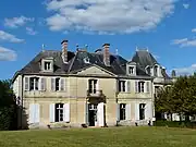 La façade sud-ouest XVIIIe&nbsp;siècle.